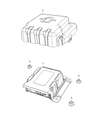 2020 Ram 1500 Air Bag Control Module Diagram - 68428609AA
