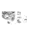 Dodge Journey Battery Tray Diagram - 5178247AA