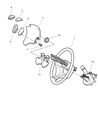 Chrysler Voyager Clock Spring Diagram - 4685684AE