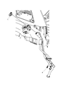 2007 Jeep Commander Fuel Filler Neck Diagram - 52124458AB