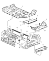 Dodge Durango Trunk Lid Lift Support Diagram - 55350852AA