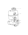 Jeep Brake Master Cylinder Reservoir Diagram - 5083815AA