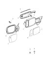 2020 Ram 2500 Car Mirror Diagram - 68381707AC