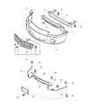 Chrysler Sebring Bumper Diagram - MR990728
