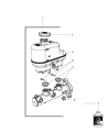Ram Brake Master Cylinder Diagram - 68034205AA