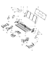 Ram C/V Cup Holder Diagram - 68064758AB