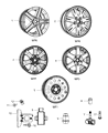 Jeep Lug Nuts Diagram - 6036310AA
