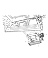 Jeep Commander Vapor Canister Diagram - 4891725AA