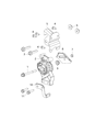 Ram 1500 Engine Mount Bracket Diagram - 68044126AA