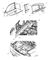 2012 Dodge Charger Door Seal Diagram - 57010349AB