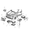 Jeep Grand Cherokee Engine Control Module Diagram - R5150467AB