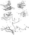 Chrysler PT Cruiser Brake Line Diagram - 4509779AC