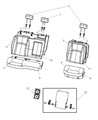 Dodge Ram 1500 Cup Holder Diagram - 1NN45BD3AA