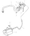 Jeep Cherokee EGR Valve Gasket Diagram - 5017196AA
