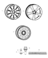 Dodge Dart Spare Wheel Diagram - 1TH59XZAAA