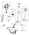 Jeep Grand Cherokee Coil Spring Insulator Diagram - 68029688AD