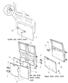 Dodge Ram Wagon Door Handle Diagram - 5DH22RC3AB