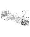 2001 Chrysler Sebring Torque Converter Diagram - R4796384AC