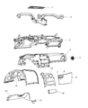 Dodge Viper Glove Box Diagram - 1MA361BNAA