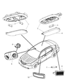 2009 Chrysler Sebring Dome Light Diagram - 1FA931W1AA