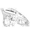 Chrysler PT Cruiser Windshield Wiper Diagram - 4857931AB
