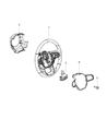 Ram 3500 Steering Wheel Diagram - 6WR752N8AA