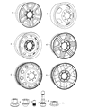 Ram 3500 Spare Wheel Diagram - 68081777AA