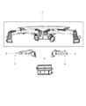 2022 Chrysler Voyager Air Duct Diagram - 68227709AA