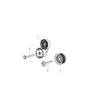 Jeep Belt Tensioner Diagram - 5184617AC