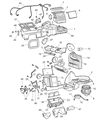 Jeep Heater Core Diagram - 5101761AA