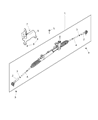 2020 Dodge Journey Steering Gear Box Diagram - 68140631AE