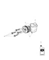 Chrysler Aspen Power Steering Pump Diagram - 52013977AD
