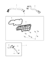 Jeep Wrangler Crankcase Breather Hose Diagram - 4893612AA