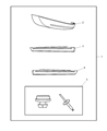 Jeep Air Deflector Diagram - 5166227AA