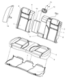 2008 Chrysler 300 Armrest Diagram - 1KJ781T1AA