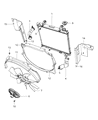 2008 Dodge Dakota Radiator Hose Diagram - 52029283AE