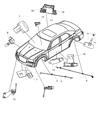 Dodge Challenger Steering Angle Sensor Diagram - 5135969AA