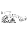 Jeep Crankcase Breather Hose Diagram - 4666042AC