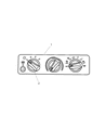 Dodge Ram Wagon A/C Switch Diagram - 55055459AD