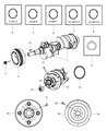 Jeep Commander Harmonic Balancer Diagram - 53022162AA