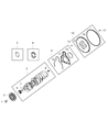Dodge Viper Crankshaft Seal Diagram - 5038010AC