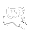 2007 Dodge Sprinter 3500 Transmission Oil Cooler Hose Diagram - 68006237AA