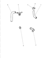 Chrysler Cirrus PCV Hose Diagram - 4663583