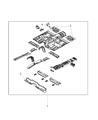 2020 Dodge Journey Floor Pan Diagram - 68345790AA