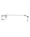 Jeep Wrangler Sway Bar Link Diagram - 68445126AA