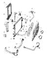 Dodge Magnum Radiator Hose Diagram - 4596562AD