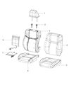 Dodge Seat Cushion Diagram - 68260748AA