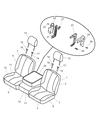 Dodge Ram 5500 Armrest Diagram - 1FA611J3AA