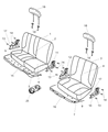 Ram 3500 Armrest Diagram - 1NN71DK2AA