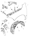 Ram Fender Diagram - 68054339AC